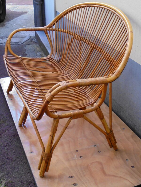 Handmade Rattan Sofa - Image 10
