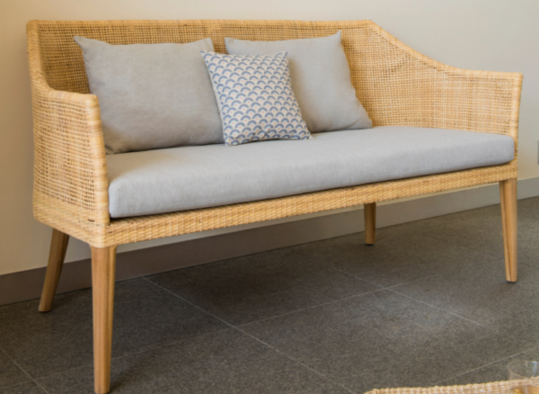 Handmade Rattan Sofa - Image 3