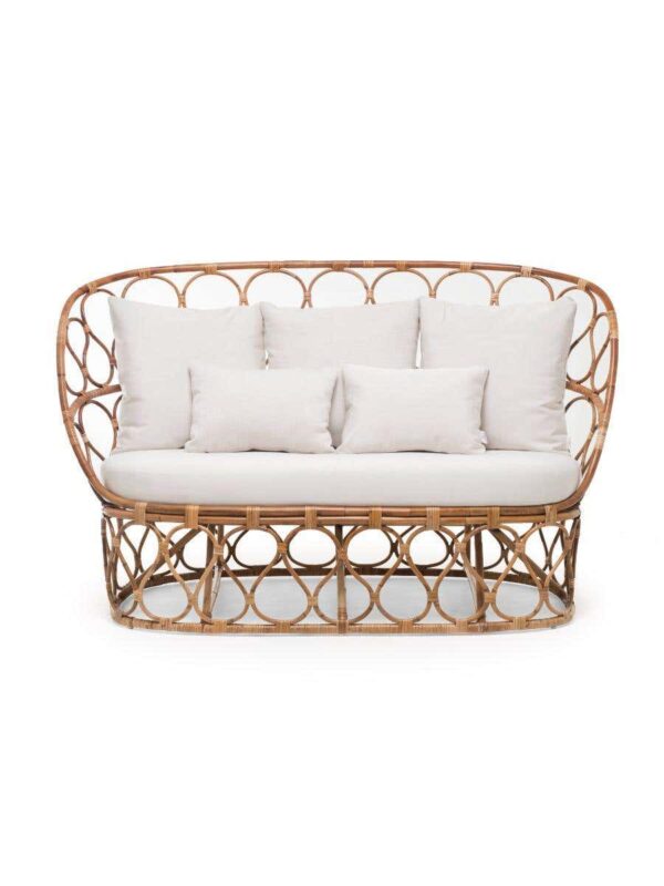 Handmade Rattan Sofa - Image 3