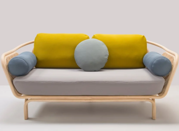 Handmade Rattan Sofa - Image 4