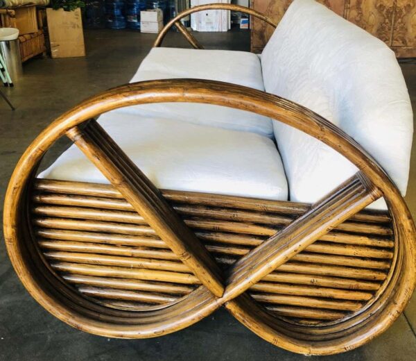 Handmade Rattan Sofa - Image 6