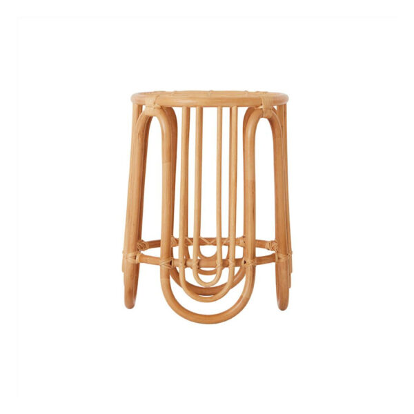 Handmade Rattan Stool - Image 2