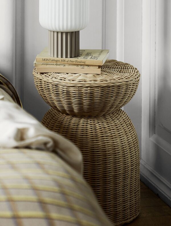 Handmade Rattan Stool - Image 3