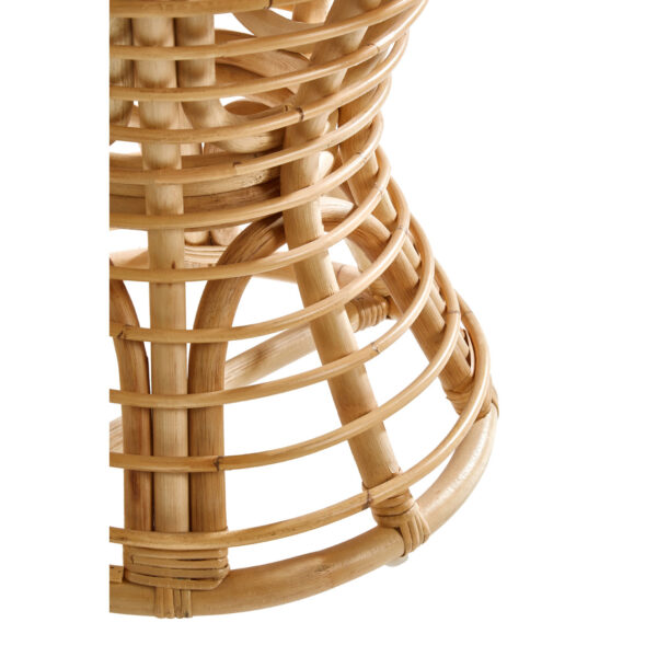 Handmade Rattan Stool - Image 3
