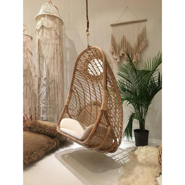 Handmade Rattan Swing - Image 2