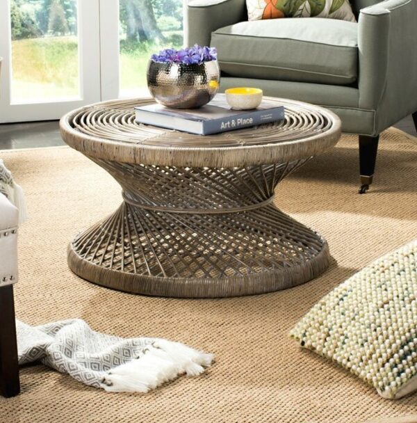 Handmade Rattan Table - Image 5
