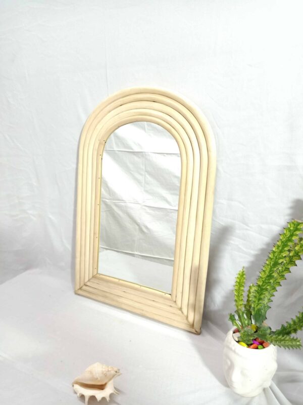 Handmade Rattan Mirror | Rattan Rectangle Mirror - Image 7