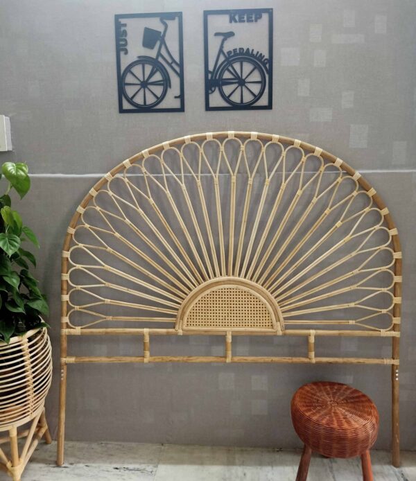 Handmade Rattan Bed Head | Rattan Head Board