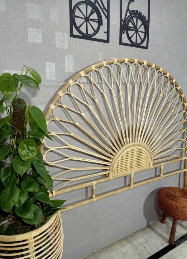 Handmade Rattan Bed Head | Rattan Head Board - Image 4