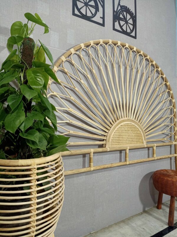 Handmade Rattan Bed Head | Rattan Head Board - Image 5