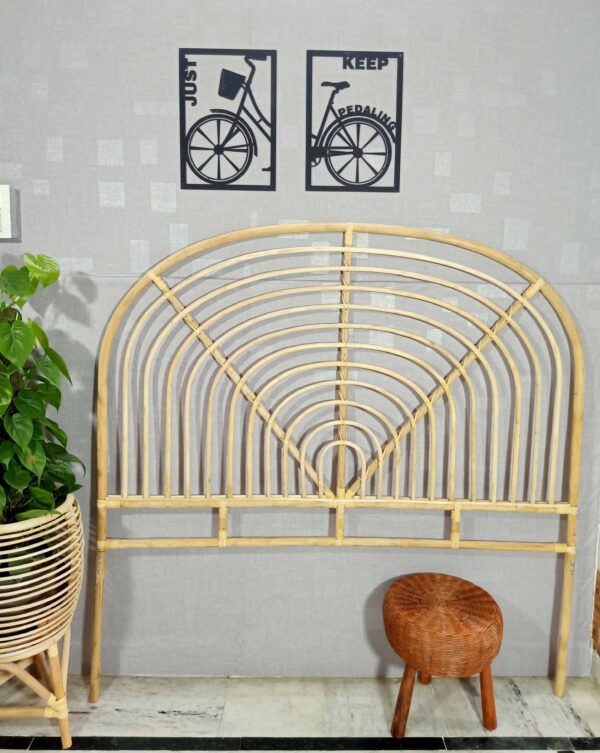 Handmade Rattan Bed Head | Rattan Head Board - Image 4