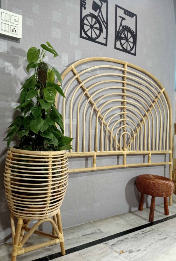Handmade Rattan Bed Head | Rattan Head Board - Image 5