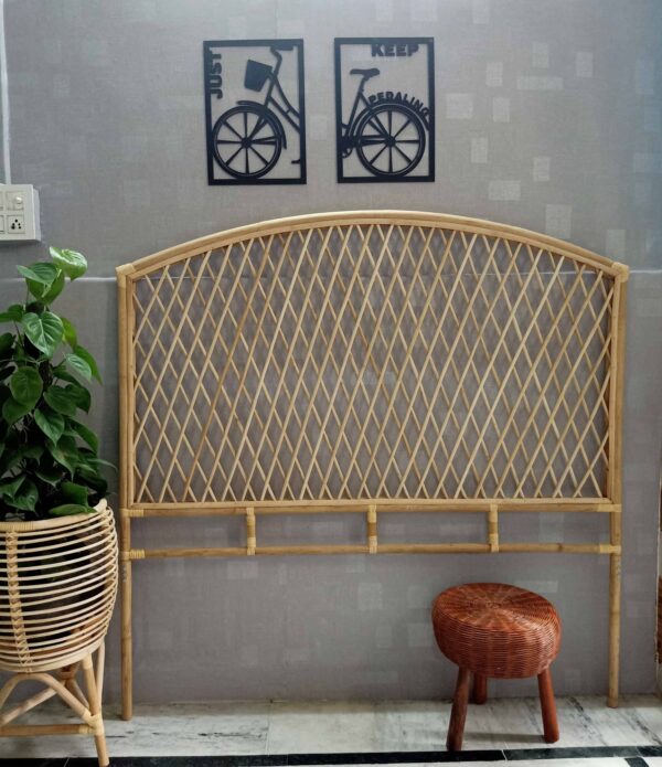 Handmade Rattan Bed Head | Rattan Head Board - Image 2