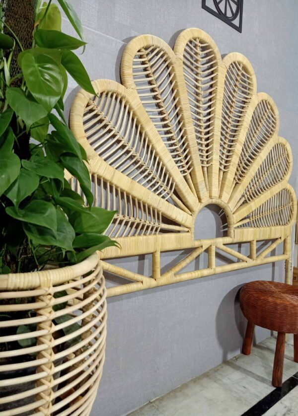 Handmade Rattan Bed Head | Rattan Head Board - Image 5