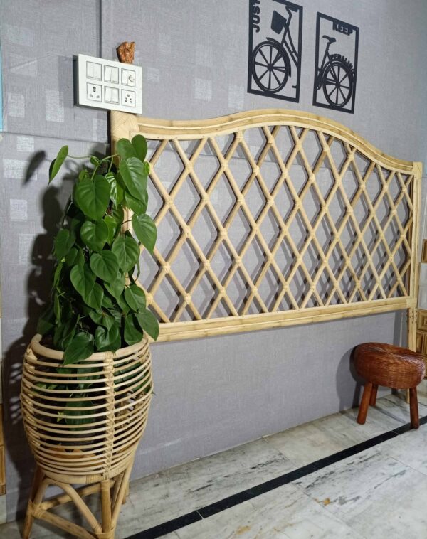 Handmade Rattan Bed Head | Rattan Head Board - Image 4