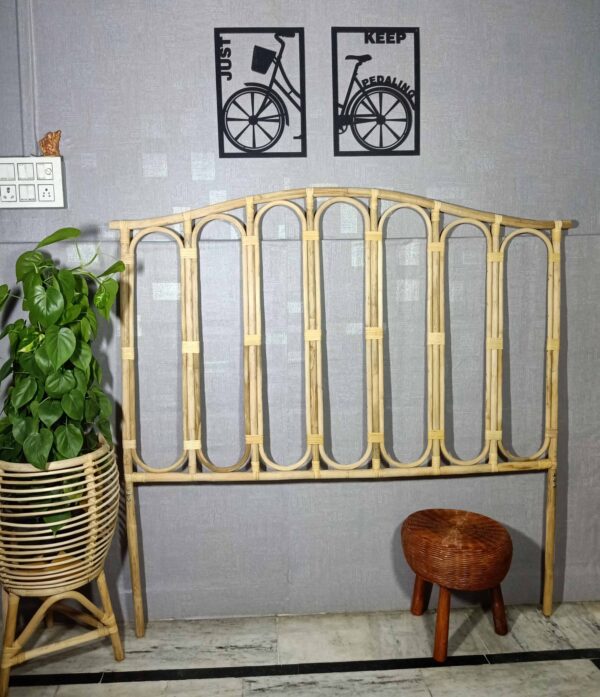 Handmade Rattan Bed Head | Rattan Head Board - Image 2