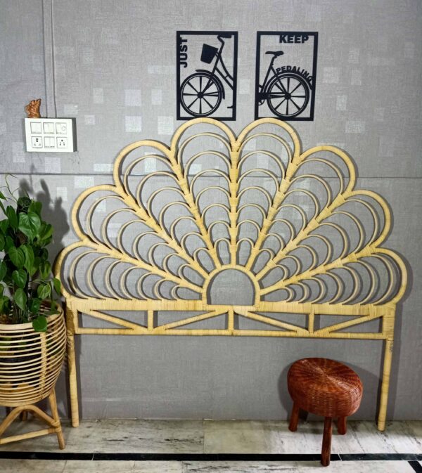 Handmade Rattan Bed Head | Rattan Head Board