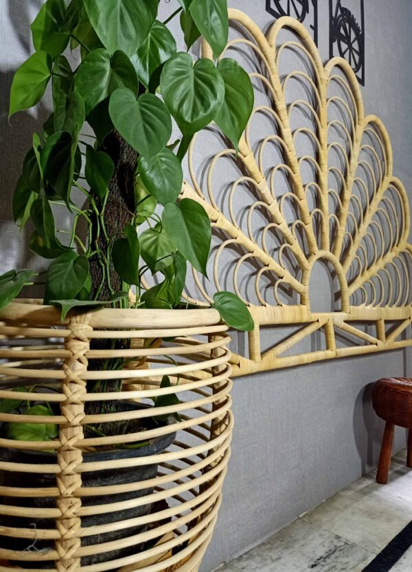 Handmade Rattan Bed Head | Rattan Head Board - Image 6