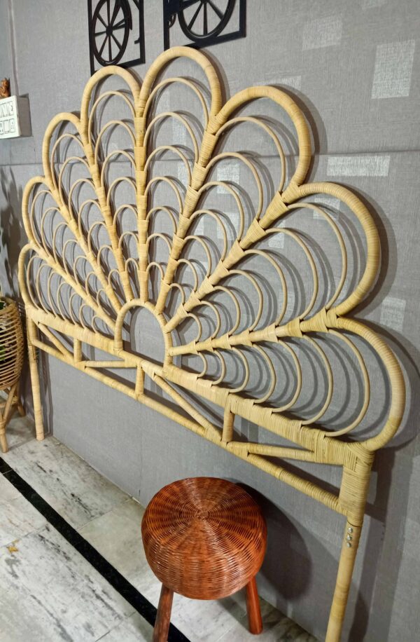 Handmade Rattan Bed Head | Rattan Head Board - Image 9