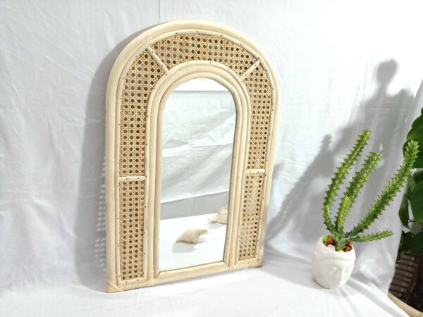 Handmade Rattan Mirror | Rattan Rectangle Mirror