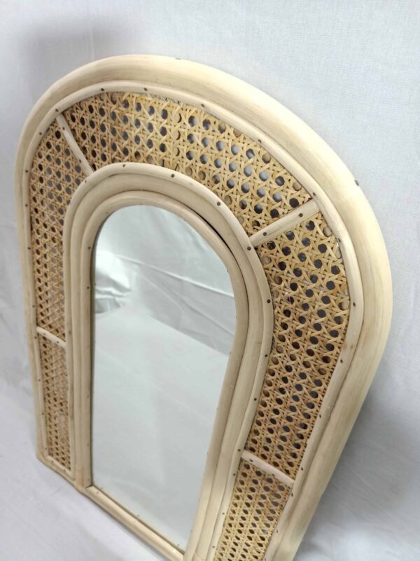 Handmade Rattan Mirror | Rattan Rectangle Mirror - Image 8