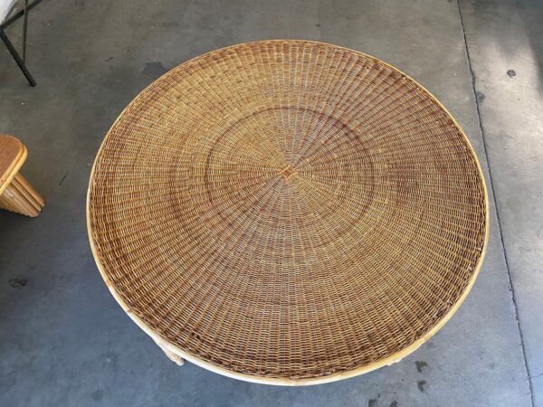 Handmade Rattan Table - Image 2