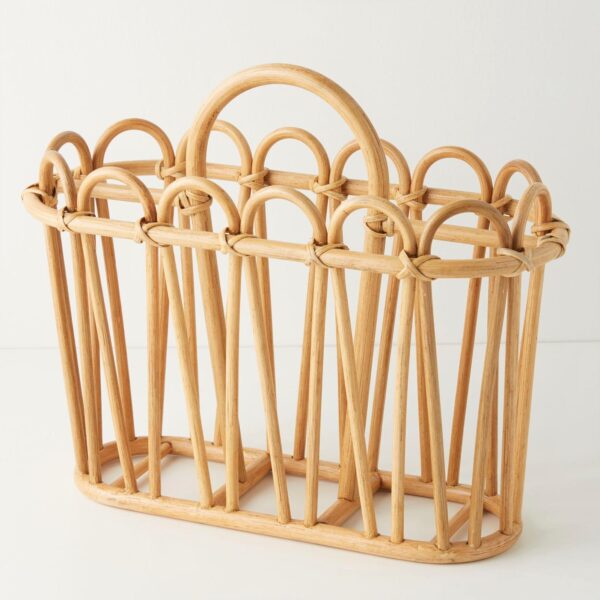 Handmade Rattan Magazine Rack