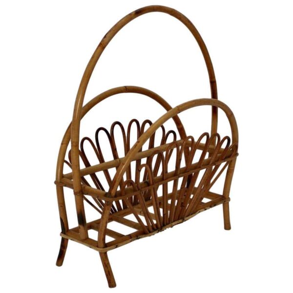 Handmade Rattan Magazine Rack