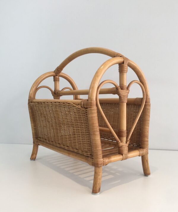 Handmade Rattan Magazine Rack - Image 10