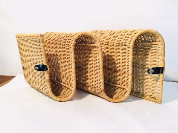 Handmade Rattan Magazine Rack - Image 3