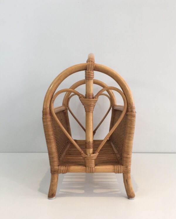 Handmade Rattan Magazine Rack - Image 5