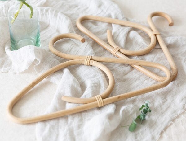 Handmade Rattan Hanger (Set of 6) - Image 3