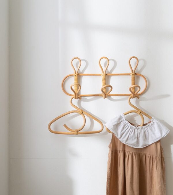 Handmade Rattan Hanger (Set of 6) - Image 7