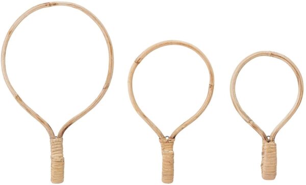 Handmade Rattan Wall Hooks (Set of 4) - Image 7