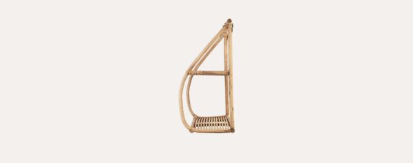 Handmade Rattan Wall Rack | Rattan Wall shelf - Image 3