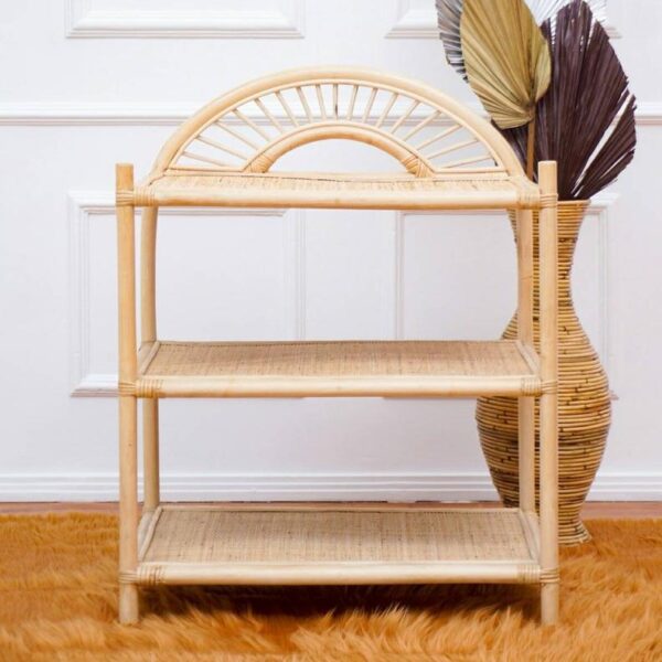 Handmade Rattan Rack | Rattan Shelf