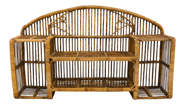 Handmade Rattan Rack | Rattan Shelf - Image 2