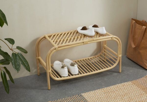 Handmade Rattan Rack | Rattan Shelf - Image 2