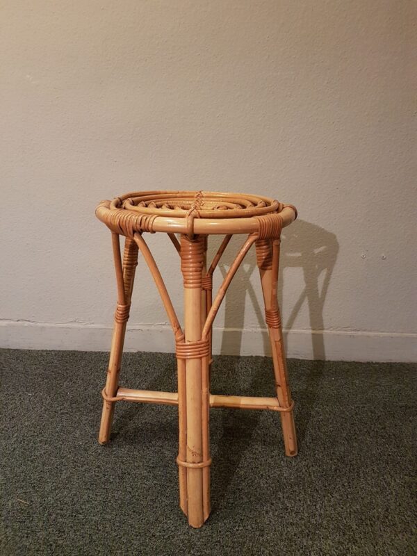 Handmade Rattan Stool - Image 3