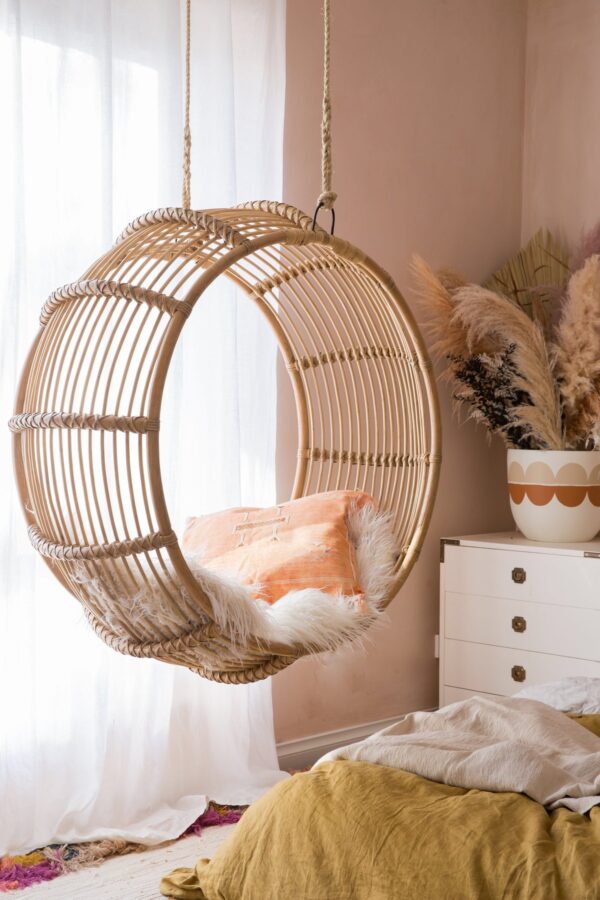 Handmade Rattan Swing - Image 6