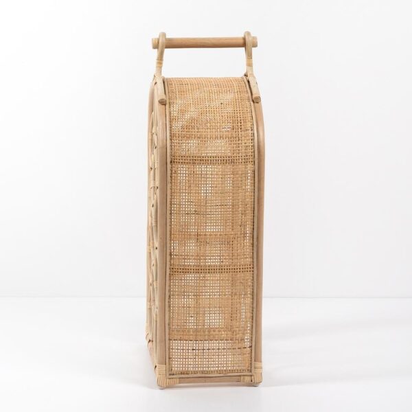 Handmade Rattan Wine Rack - Image 5