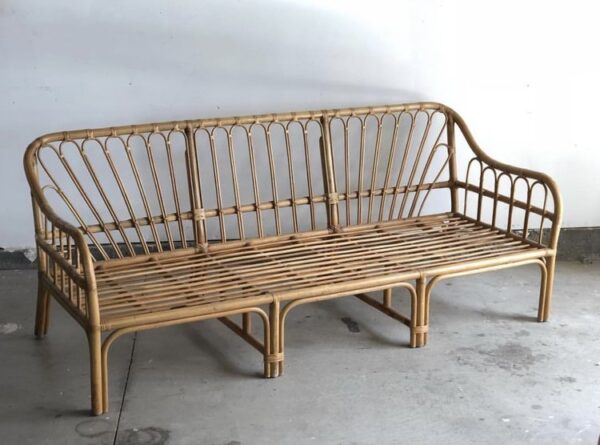 Handmade Rattan Sofa - Image 3