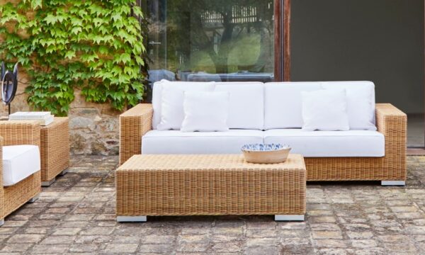 Handmade Rattan Sofa - Image 3