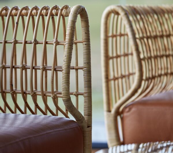 Handmade Rattan Sofa - Image 8