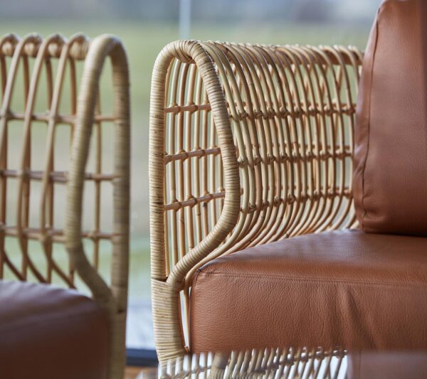 Handmade Rattan Sofa - Image 9